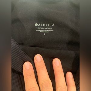 Athleta leggings. Size small. Rib elation tights.